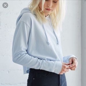 Brandy Melville Pastel Blue Lennon Hoodie